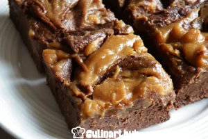 Brownies au chocolat et au caramel aux dattes