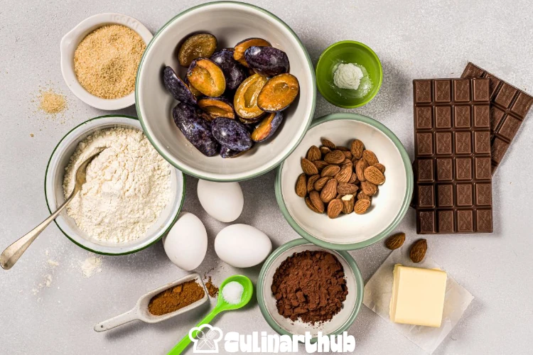 Brownies aux pruneaux, au chocolat et au thé d'Assam